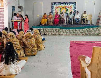मुमुक्षु सुश्री काजल नाहर का कवर्धा में दीक्षार्थी अभिनंदन कार्यक्रम।